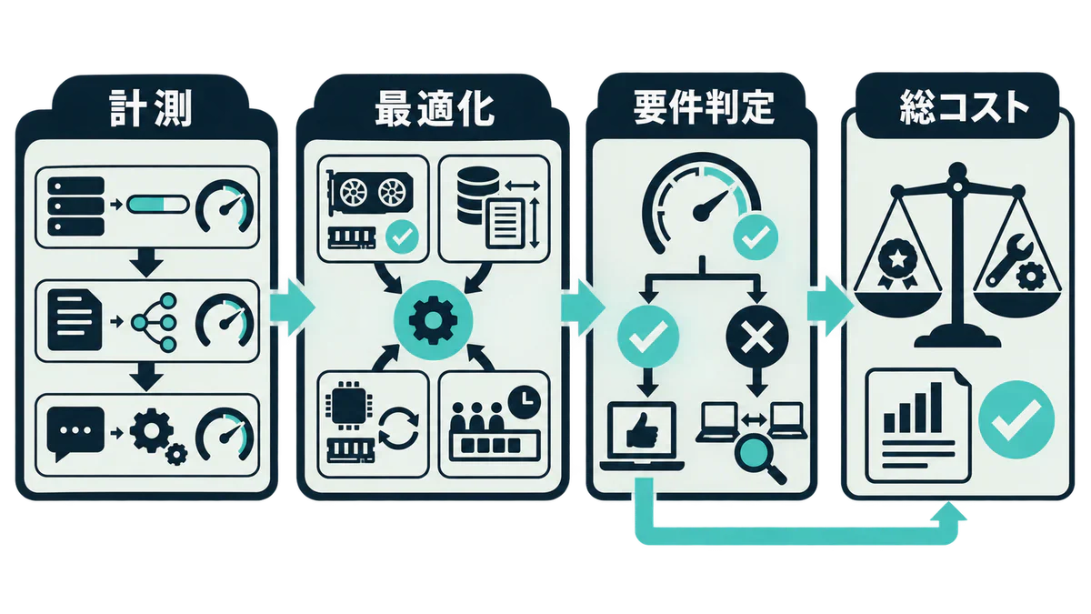 「Ollamaが遅い原因と高速化方法|llama.cppへの移行判断」の要点と関係を整理した生成図解カバー画像